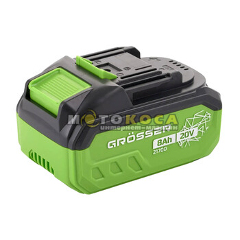 Аккумуляторная батарея GROSSER 8А (20В/8Ач)