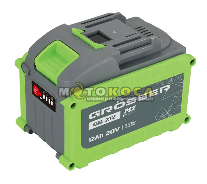 Аккумуляторная батарея GROSSER GB 212 (20В/12Ач)