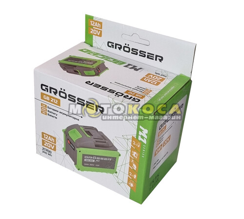 Аккумуляторная батарея GROSSER GB 212 (20В/12Ач)