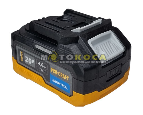 Акумуляторна батарея ProСraft Battery 20/4 INDUSTRIAL (20В/4Аг)