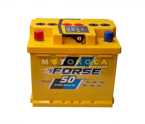 Автомобильный аккумулятор Force 50Ah 480A L+