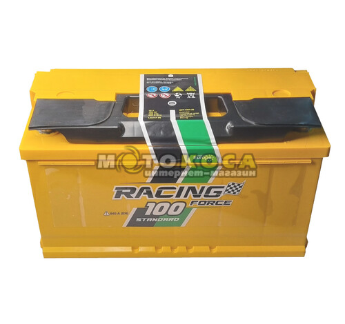 Автомобильный аккумулятор Racing Force 100Ah 840A R+