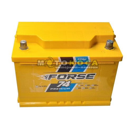 Автомобильный аккумулятор Force 74Ah 720A R+