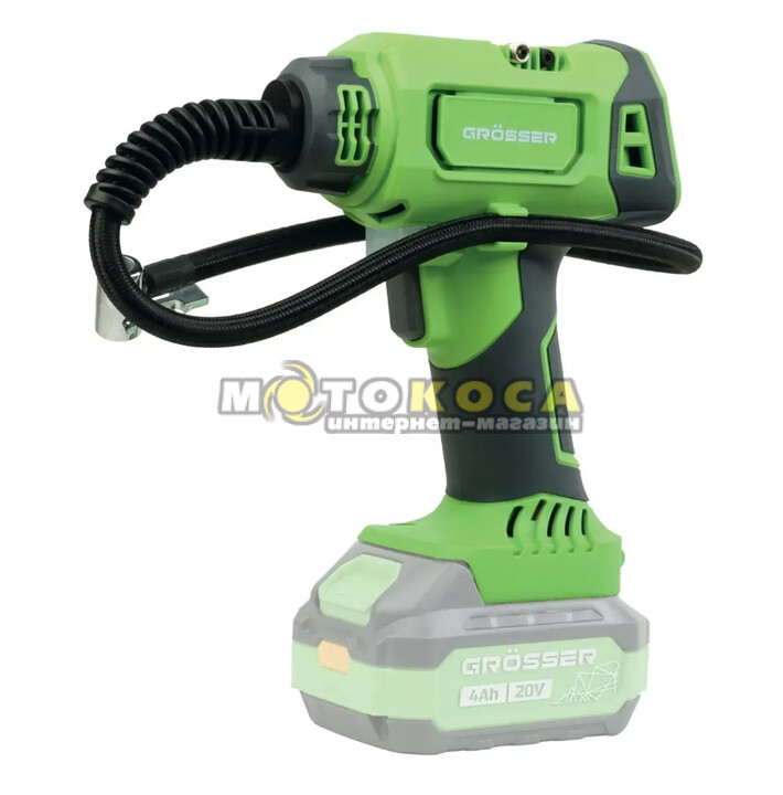 Компрессор автомобильный аккумуляторный GROSSER GAC 130 (без АКБ и ЗП)