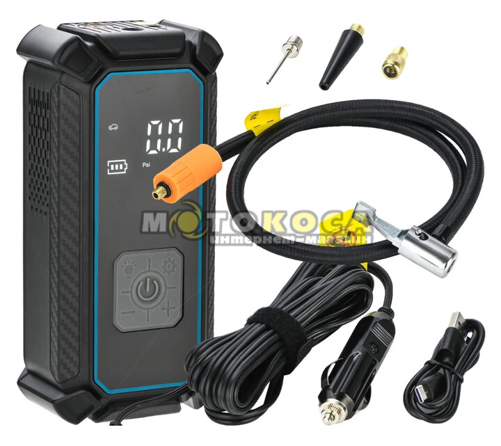 Компрессор автомобильный аккумуляторный KRAISSMANN TRF 121