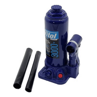 Домкрат гидравлический бутылочный Vitol 3т (ДБ-03006К) в кейсе