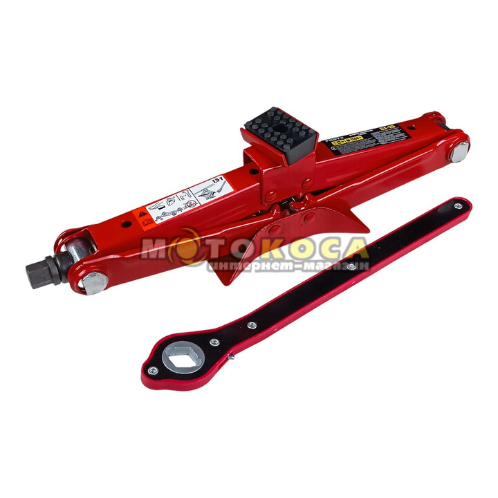 Домкрат ромбообразный FORTE SJ-15 с трещоткой