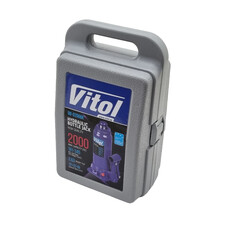 Домкрат гидравлический бутылочный VITOL 2т (ДБ-02006К)