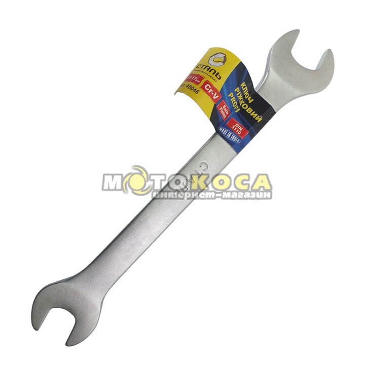Ключ ріжковий сатиновий Сталь Profi 27-30 мм (48051)
