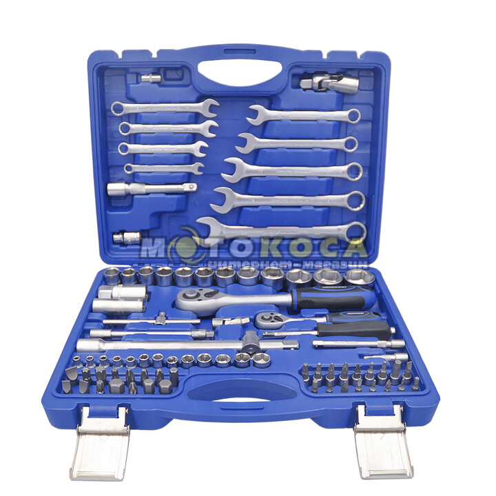 Набір інструментів GERRARD 1/2" та 1/4" 82 предмети (70236)