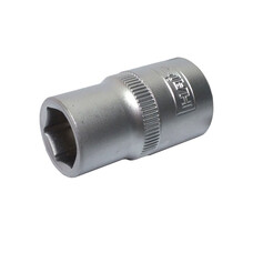 Головка торцева шестигранна HAISSER сатинова 1/2" 10х38 мм (70034)