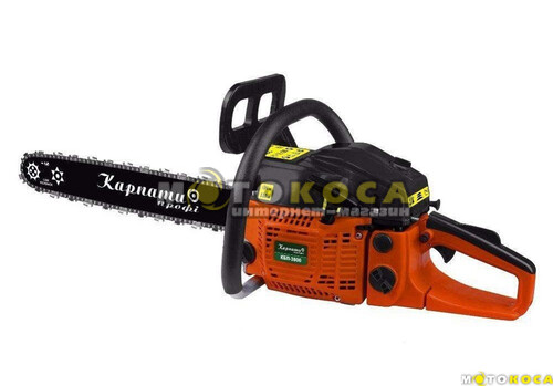 Бензопила Карпаты Профи КБП-3800 (2 шины, 2 цепи)