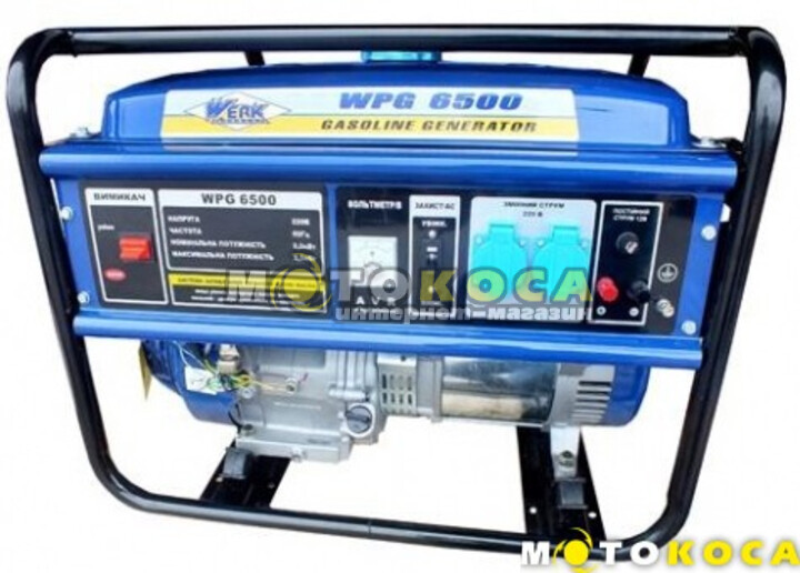 Бензиновый генератор WERK WPG6500 купить, отзывы