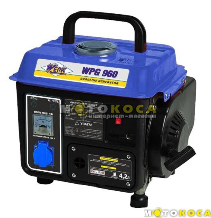 Бензиновый генератор Werk WPG960 купить, отзывы