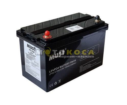 Аккумуляторная батарея MUST LiFePO4 LP15-12100 (12.8V/100Ah)