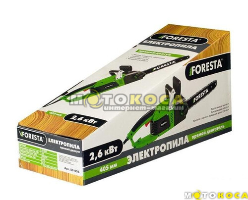 Электропила цепная FORESTA FS-2640D