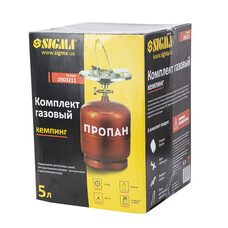Газовый баллон для кемпинга 5 литров SIGMA (2903211)