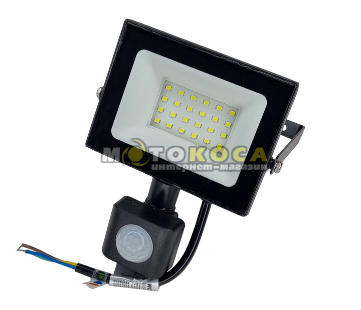 Прожектор светодиодный WORKS FLS-64K-20W-24LED с датчиком движения