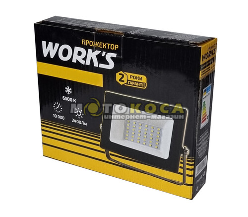 Прожектор светодиодный WORKS FL-64K-100W-96LED