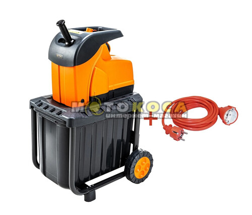 Садовый измельчитель GTM DS2800/45 KIT + удлинитель 10 метров