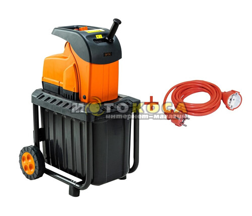 Садовый измельчитель GTM DS2800/45 KIT + удлинитель 10 метров