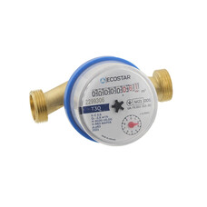 Счетчик холодной воды ECOSTAR DN15 1/2” L110 E-C 2,5 со штуцером