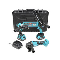 Набор аккумуляторных инструментов GRAND №3G (МШУ-20BL/PRO+ДА-20/13UBL+ПА- АПЦ-20V/8"-4)