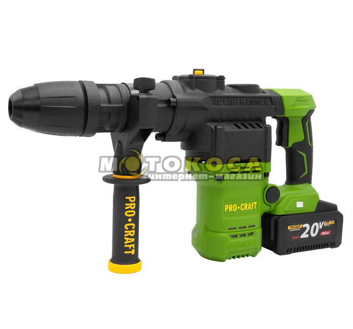 Аккумуляторный перфоратор ProCraft PHA50 Кейс (1 АКБ и ЗУ)