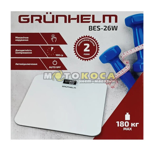 Весы электронные GRUNHELM BES-26W