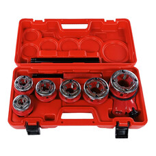 Набор клепов с трещоткой HAISSER 6 штук 1/4", 3/8", 1/2", 3/4", 1", 1.1/4"
