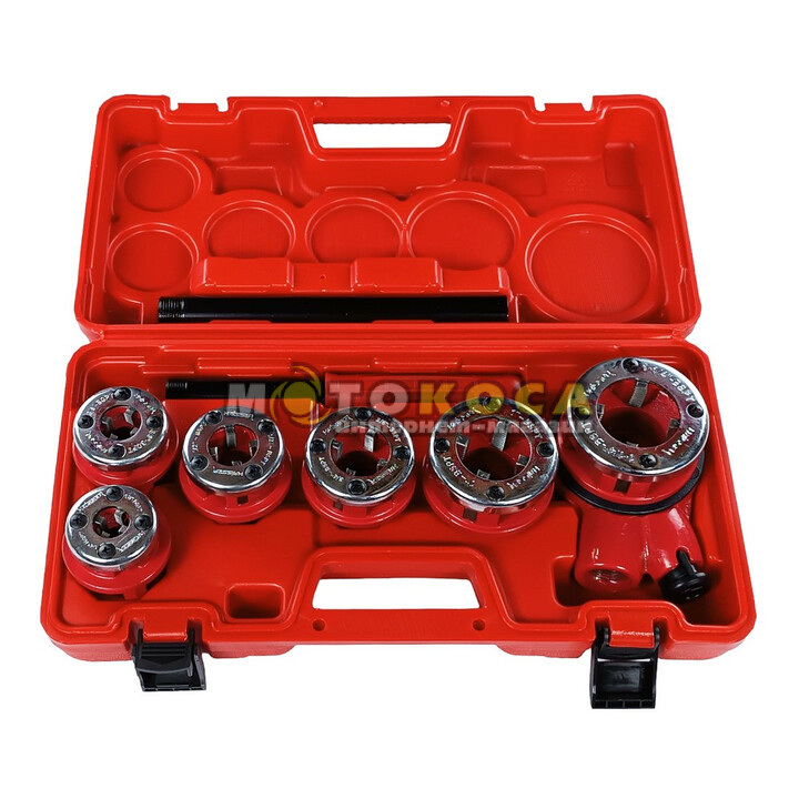 Набір клупів з тріскачкою HAISSER 6 штук 1/4", 3/8", 1/2", 3/4", 1", 1.1/4"