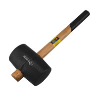 Киянка гумова чорна 900 г Сталь (44075)