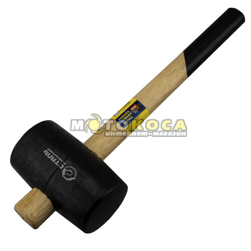 Киянка гумова чорна 450 г СТАЛЬ (44073)