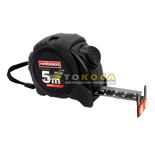 Рулетка Haisser Compact 5 метрів х 25мм (22036)