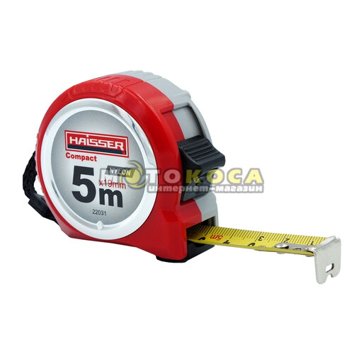 Рулетка Haisser Compact 5 метрів х 19мм (22031)