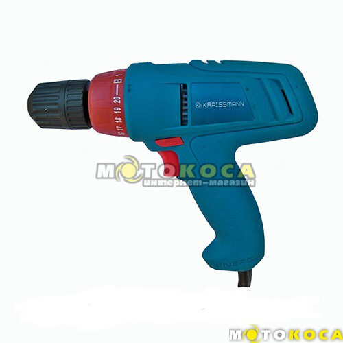 Шуруповерт сетевой KRAISSMANN 310 EBS