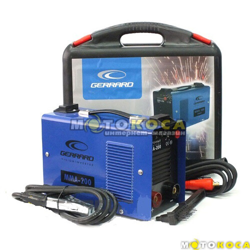 Сварочный инвертор GERRARD MMA-200 PROFI (кейс)