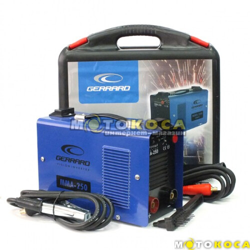 Сварочный инвертор GERRARD MMA-250 PROFI (кейс)