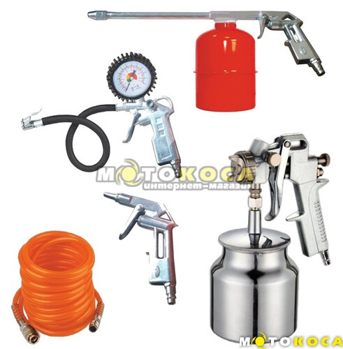 Набір пневмоінструментів для компресора Werk KIT-5SN