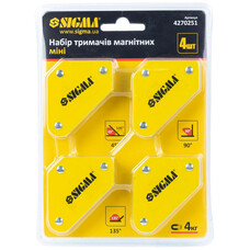 Набір магнітних тримачів для зварки SIGMA mini 4 кг (4 шт)