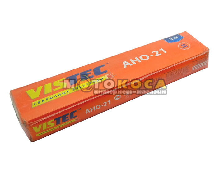 Електроди зварювальні VISTEC AHO-21 (3 мм 5 кг)