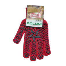 Рукавички Doloni 4040 (зірка, червоні)