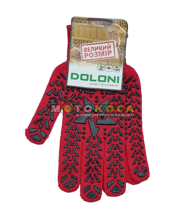 Рукавички Doloni 4040 (зірка, червоні)