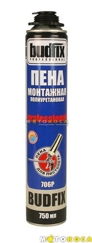 Пена монтажная профессиональная Budfix 706Р (750 ml)
