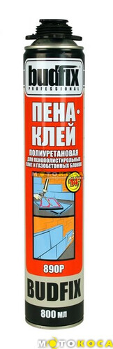 Піна-клей поліуретанова Budfix 890Р (800 ml)
