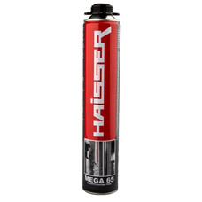 Піна монтажна поліуретанова Haisser Mega 65, 875 ml