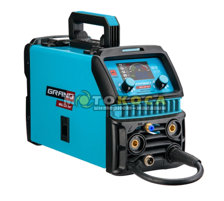 Зварювальний інверторний напівавтомат GRAND MIG-325 5 в 1