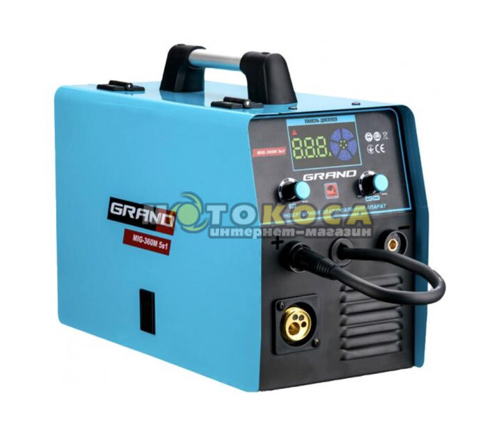 Зварювальний інверторний напівавтомат GRAND MIG-360 5 в 1