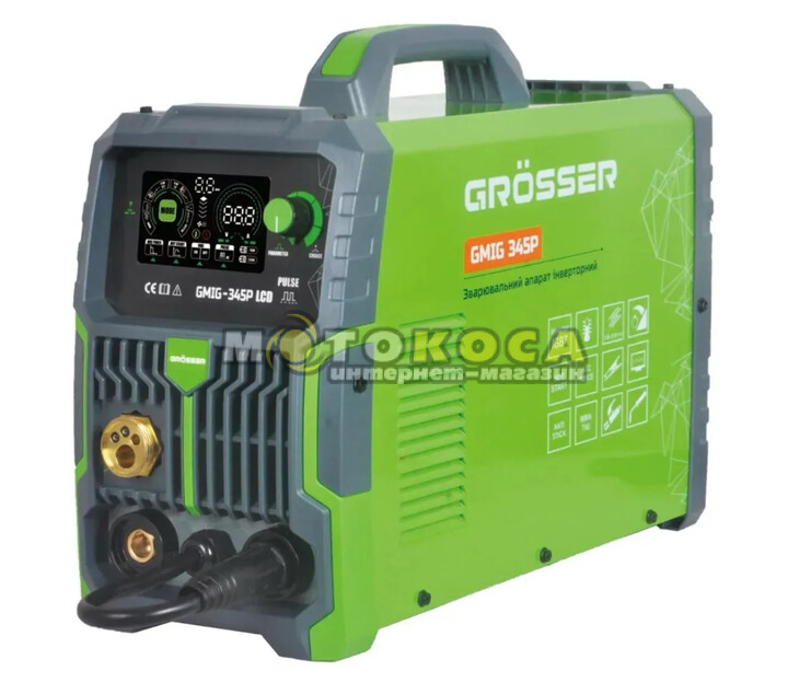 Зварювальний інверторний напівавтомат GROSSER GMIG 345P