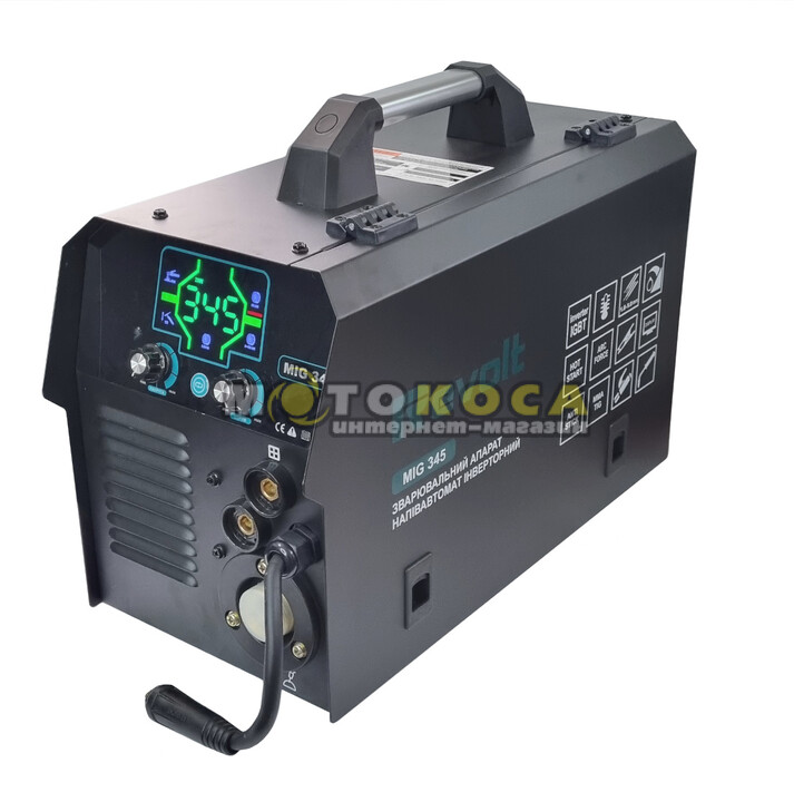 Сварочный инверторный полуавтомат REVOLT MIG 345 LCD
